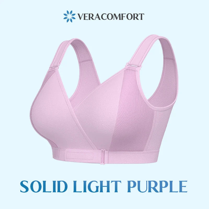 Veracomfort - Velcro Front-Wrap & Straps Adaptive Comfort Bra