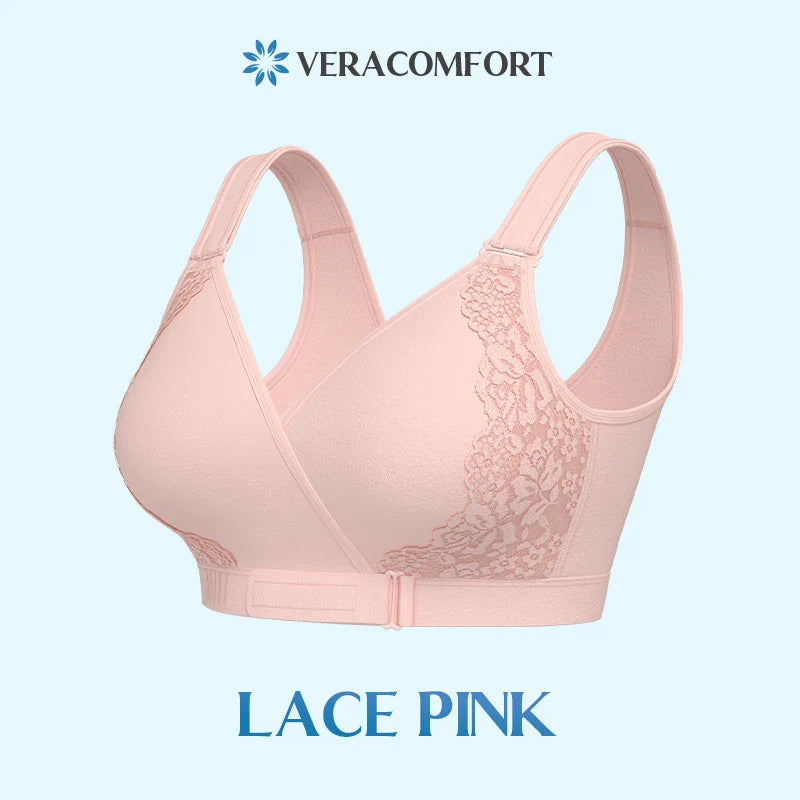 Veracomfort - Velcro Front-Wrap & Straps Adaptive Comfort Bra
