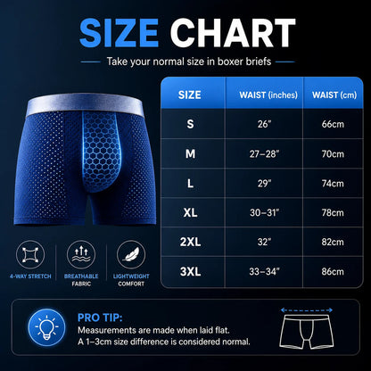 🔥 BEST DEAL 80% OFF TODAY🔥 2026 HOT SALE  AirFlexTM Premium Leakproof IceSilk Mesh Men's Boxer